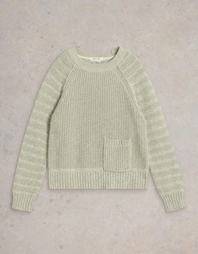 Women's Cindy Cotton Jumper Khaki Green