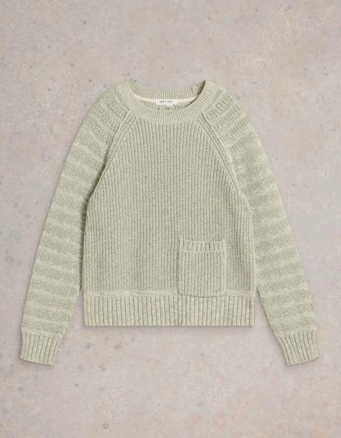 Women's Cindy Cotton Jumper Khaki Green, 3 of 2