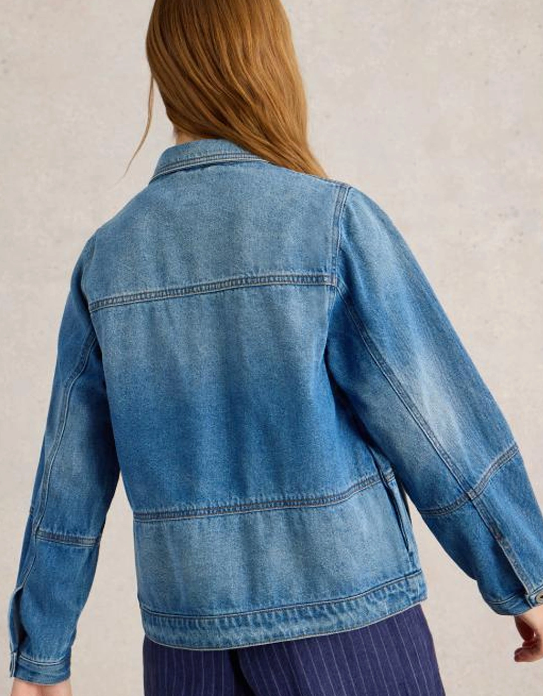 Women's Camille Denim Jacket Mid Denim