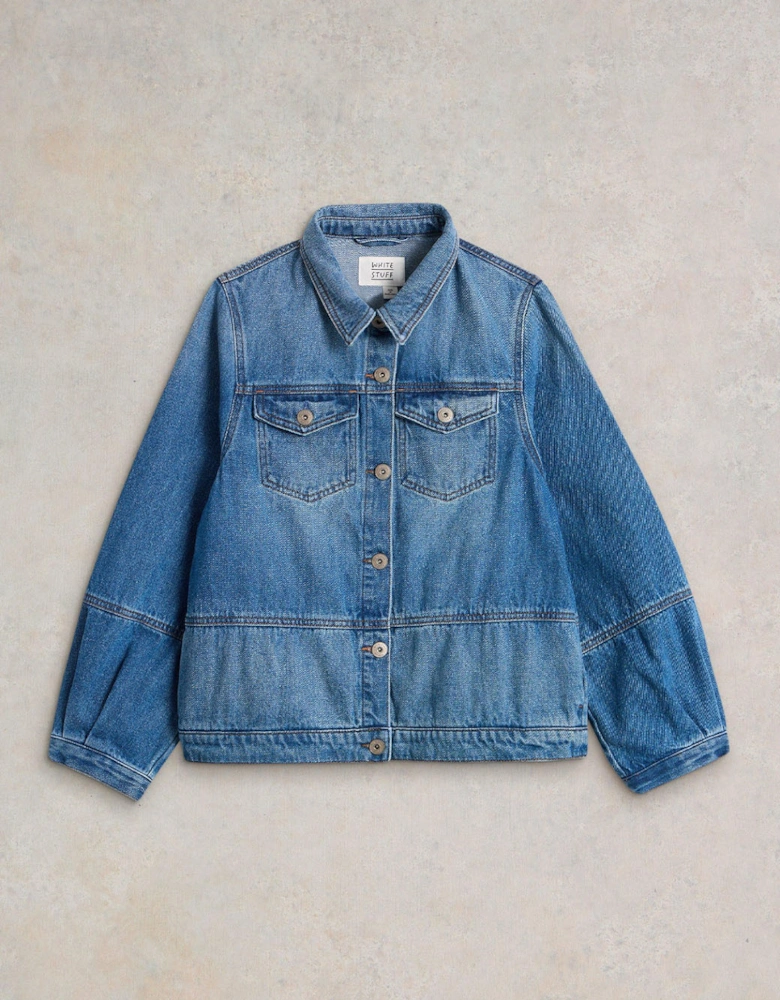 Women's Camille Denim Jacket Mid Denim