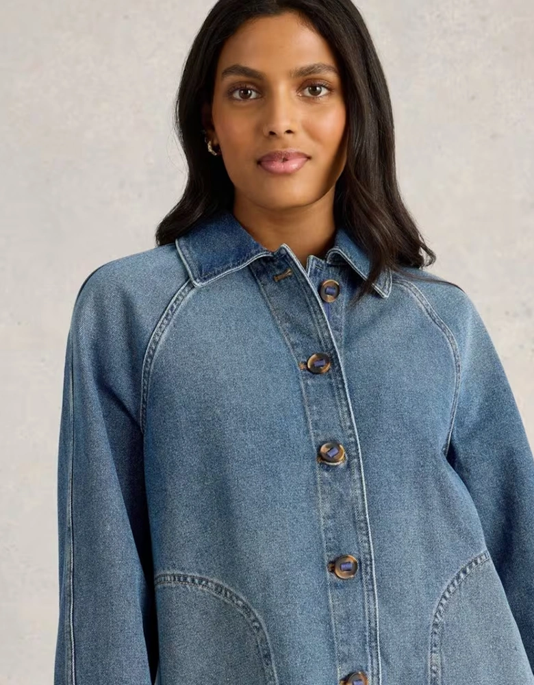 Women's Eden Denim Jacket Mid Denim