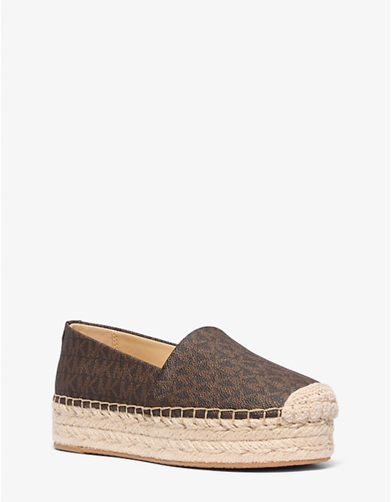 Lynn Signature Logo Platform Espadrille