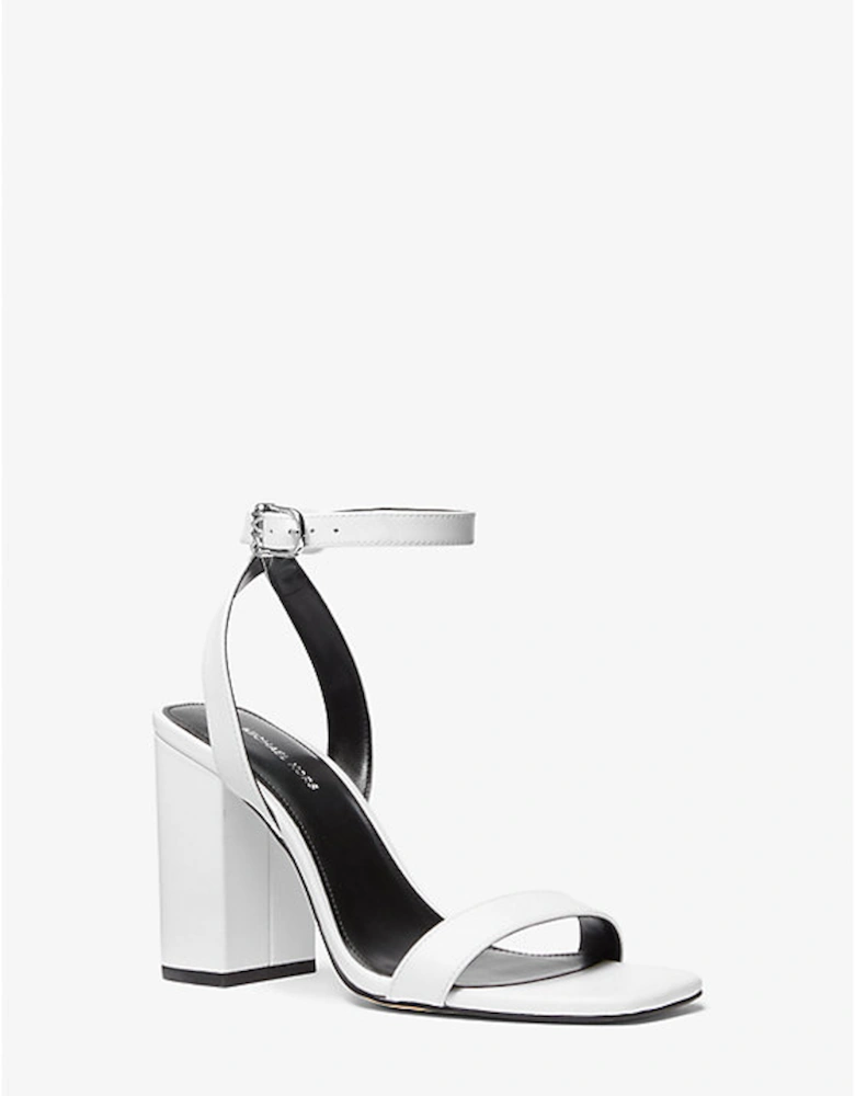 Merriam Leather Block Heel Sandal