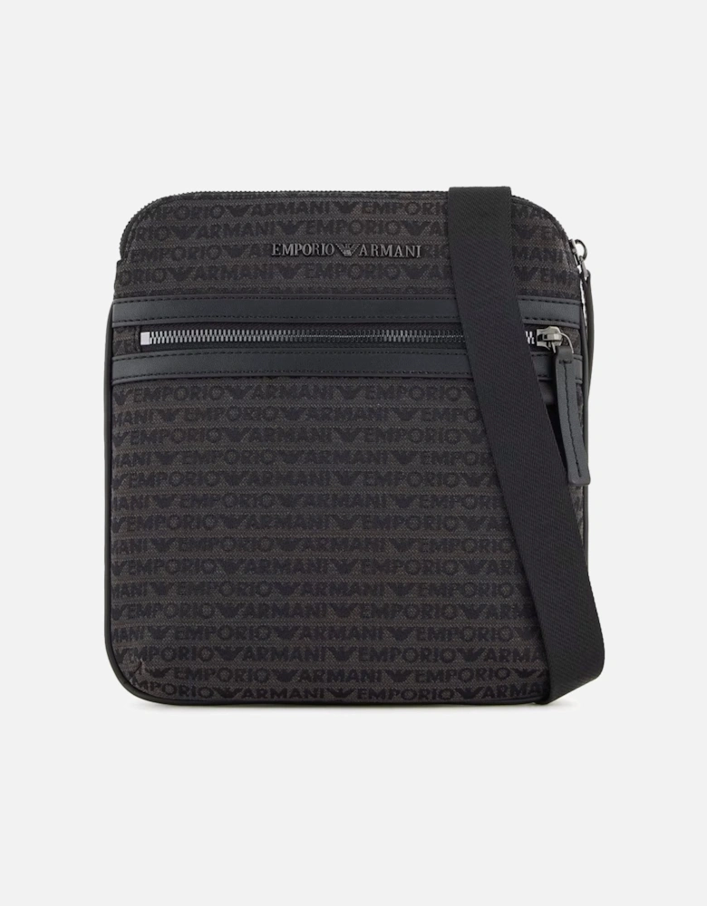 All Over Logo Messenger Bag Black