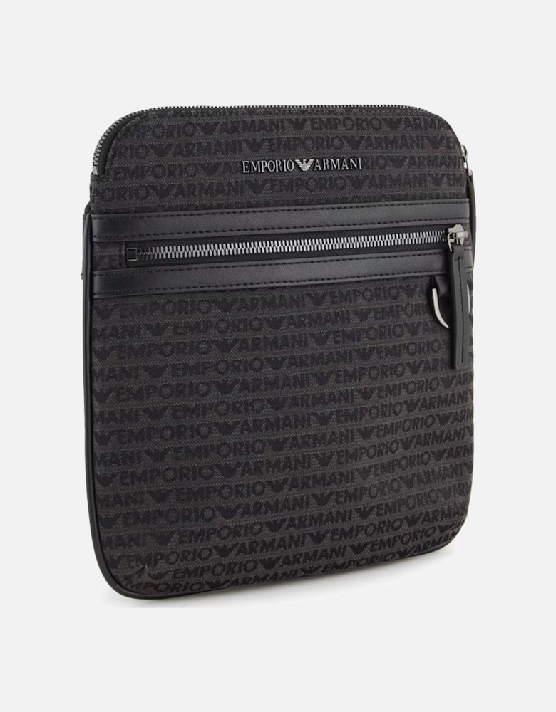 All Over Logo Messenger Bag Black