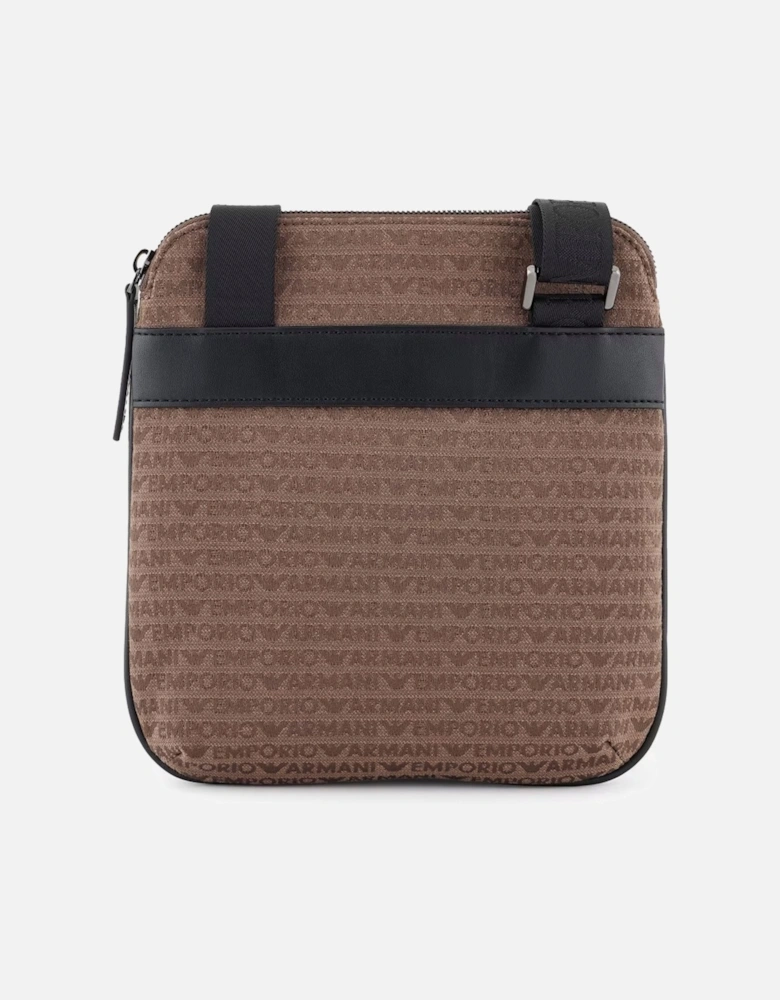 All Over Logo Messenger Bag Brown