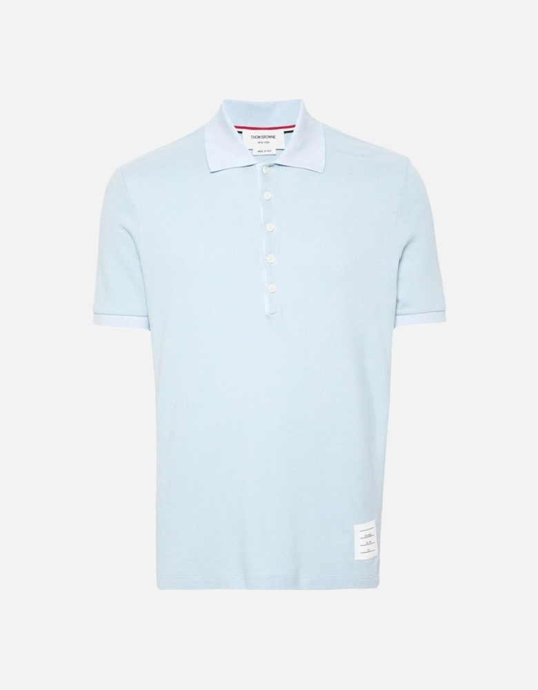 Engineered 4 Bar Piquet Polo Blue