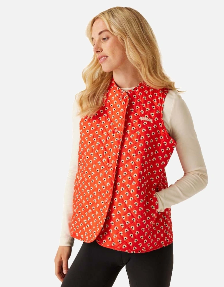 Womens Orla Kiely Quilted Bodywarmer