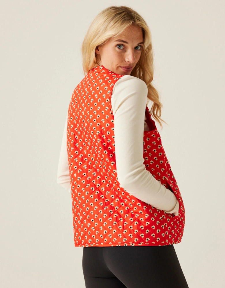 Womens Orla Kiely Quilted Bodywarmer