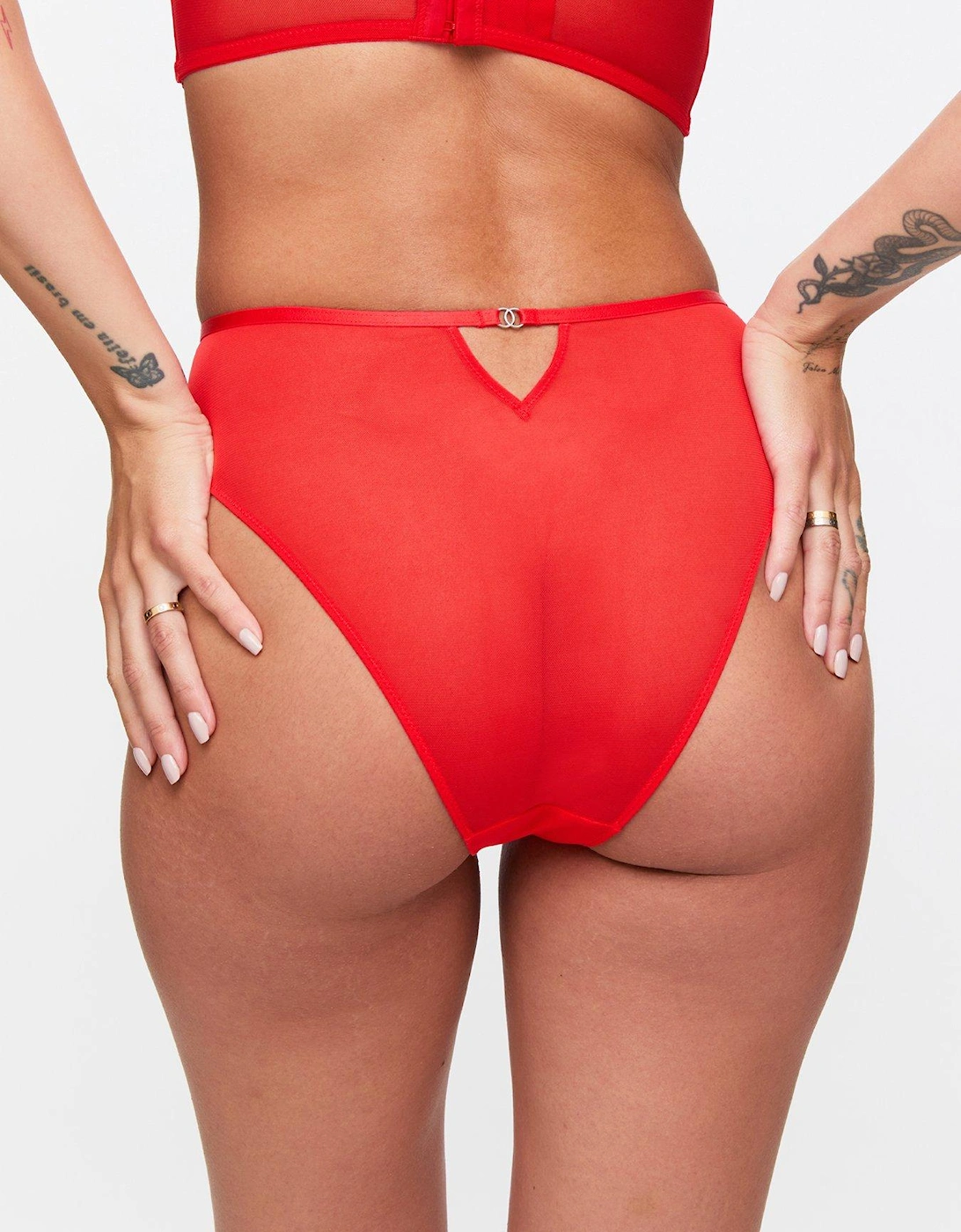 Sweet Surrender High Waist Brazilian - Red