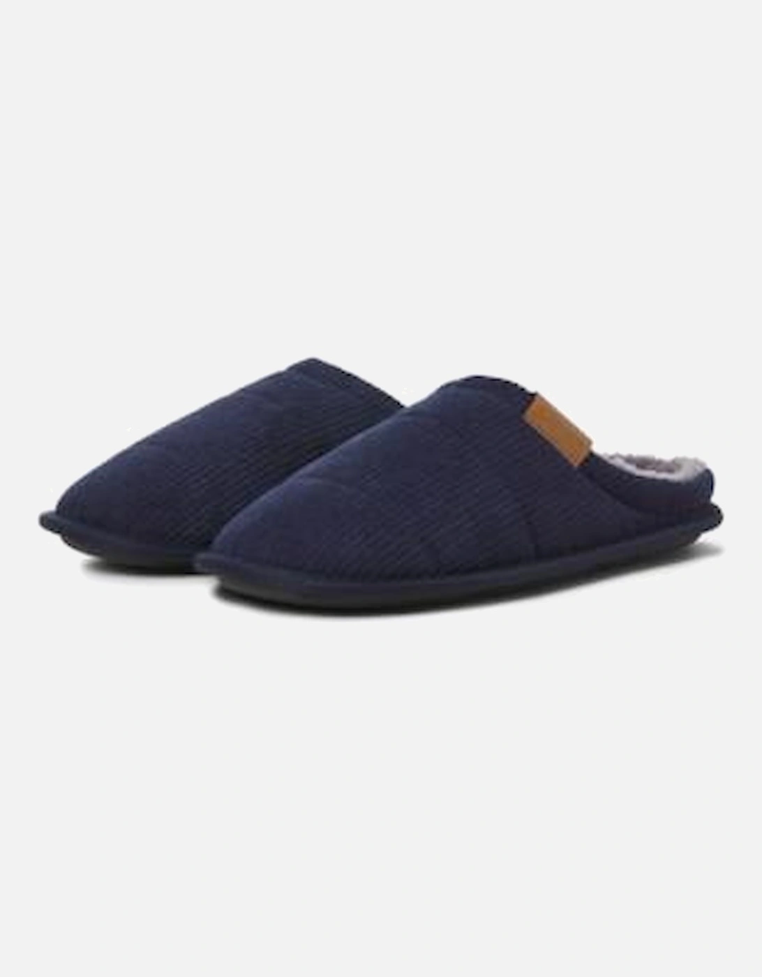 CORDIE Mens Mule Slippers Navy Blazer