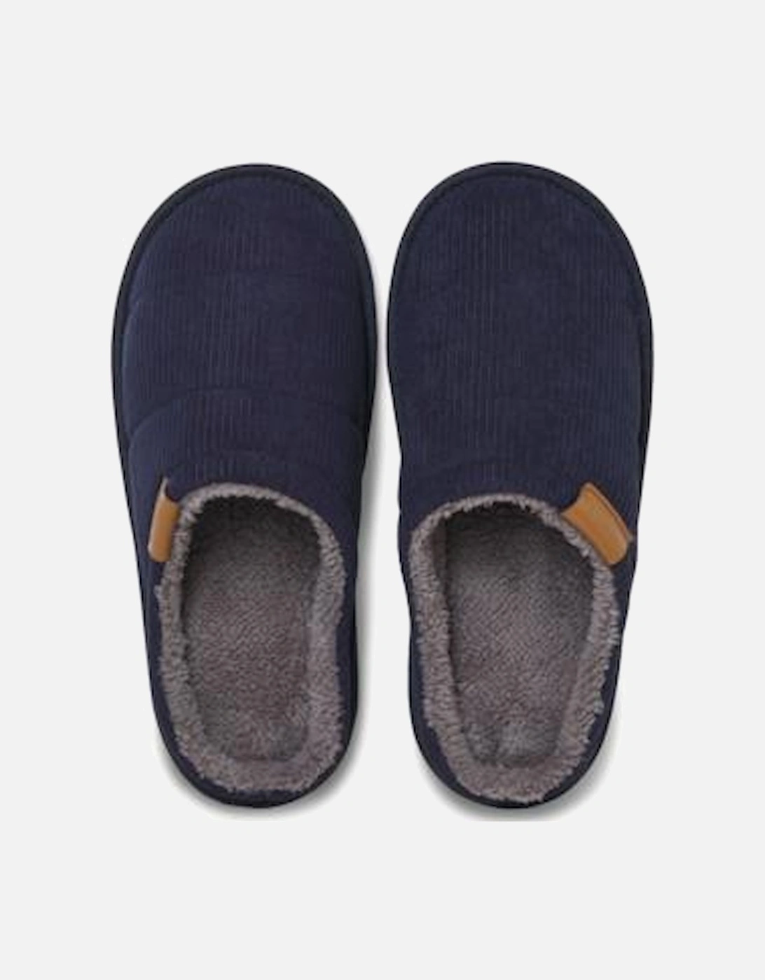 CORDIE Mens Mule Slippers Navy Blazer