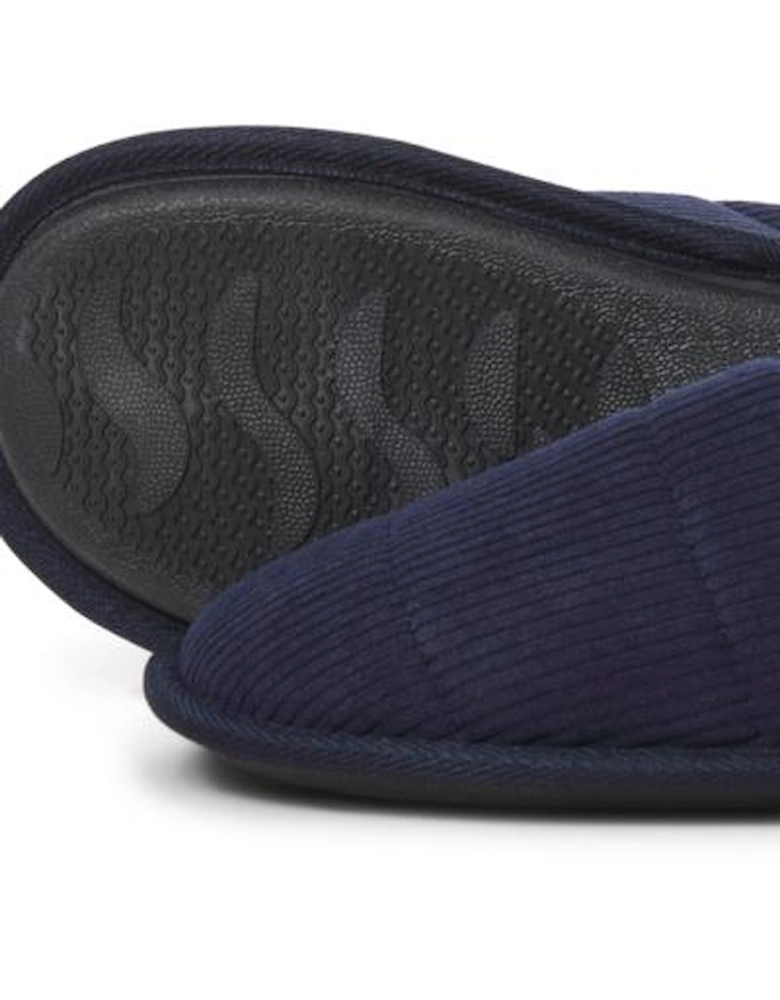 CORDIE Mens Mule Slippers Navy Blazer