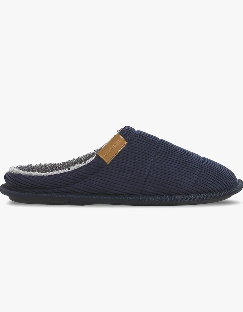 CORDIE Mens Mule Slippers Navy Blazer