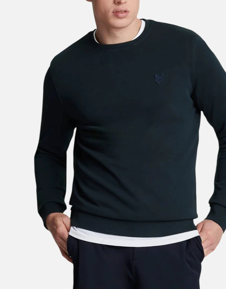 Lyle & Scott ML2255TON Tonal Eagle Mens Crew Neck Knitted Jumper Sweatshirt Top