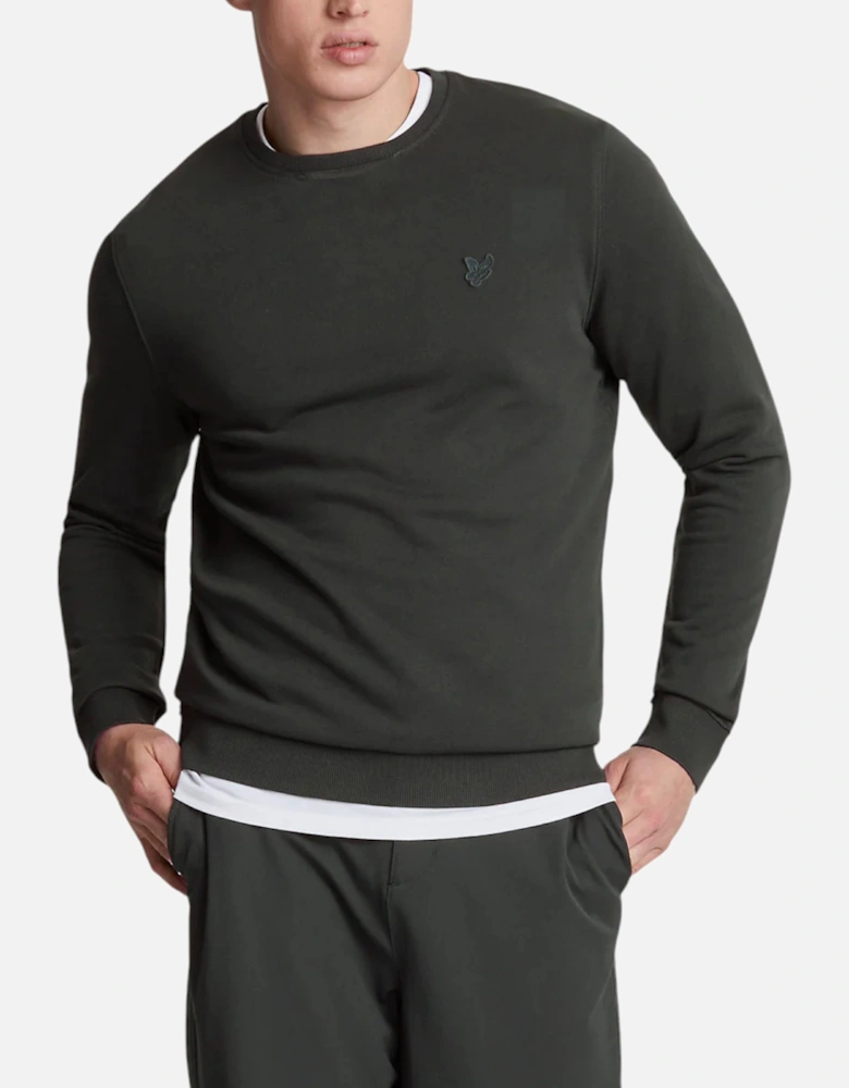 Lyle & Scott ML2255TON Tonal Eagle Mens Crew Neck Knitted Jumper Sweatshirt Top