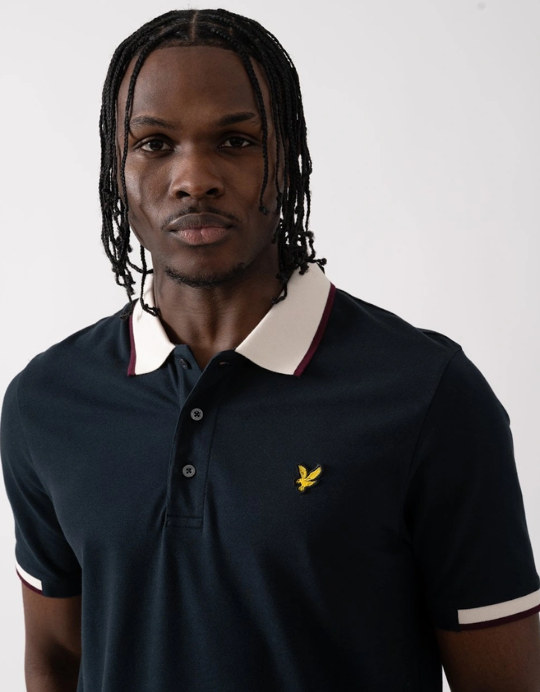 Lyle & Scott  Half Tipped Mens Polo Shirt