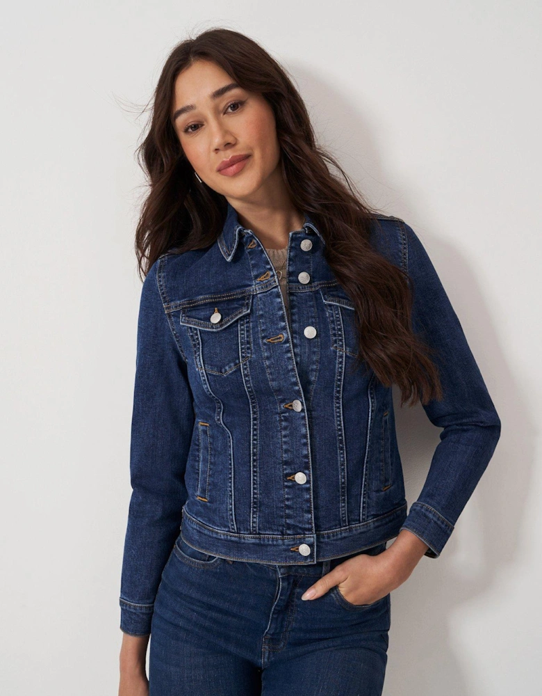 Denim Western Jacket - Blue