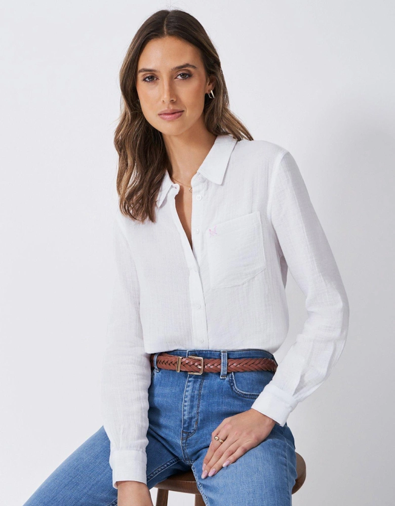 Harlie Relaxed Shirt - White