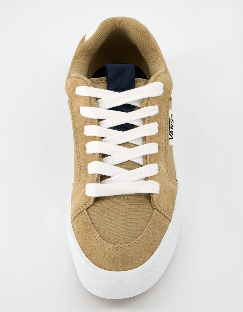 Men's Chukka Push Trainers - Beige