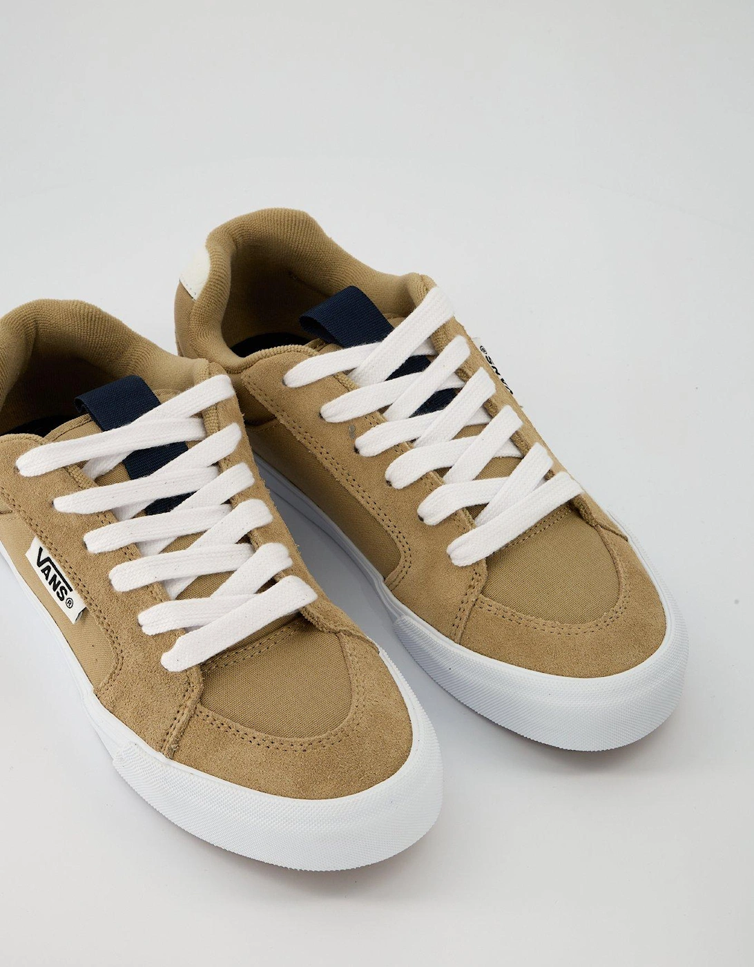 Men's Chukka Push Trainers - Beige