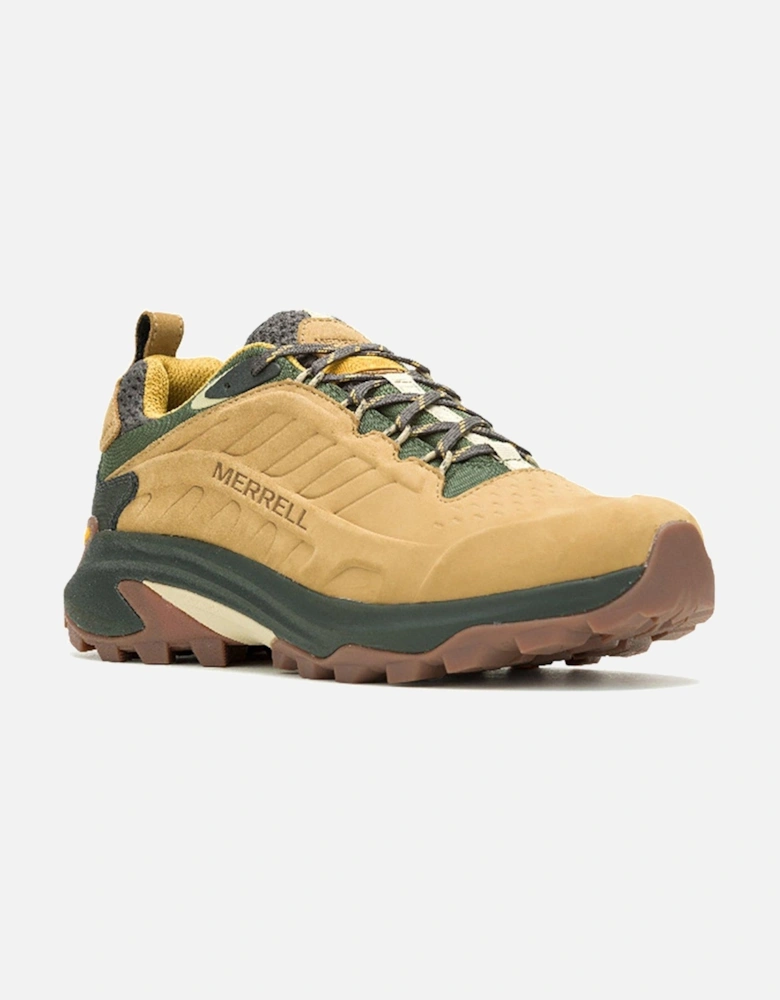 Mens Moab Speed 2 Leather Waterproof Hiking Shoes - Tan - Brown