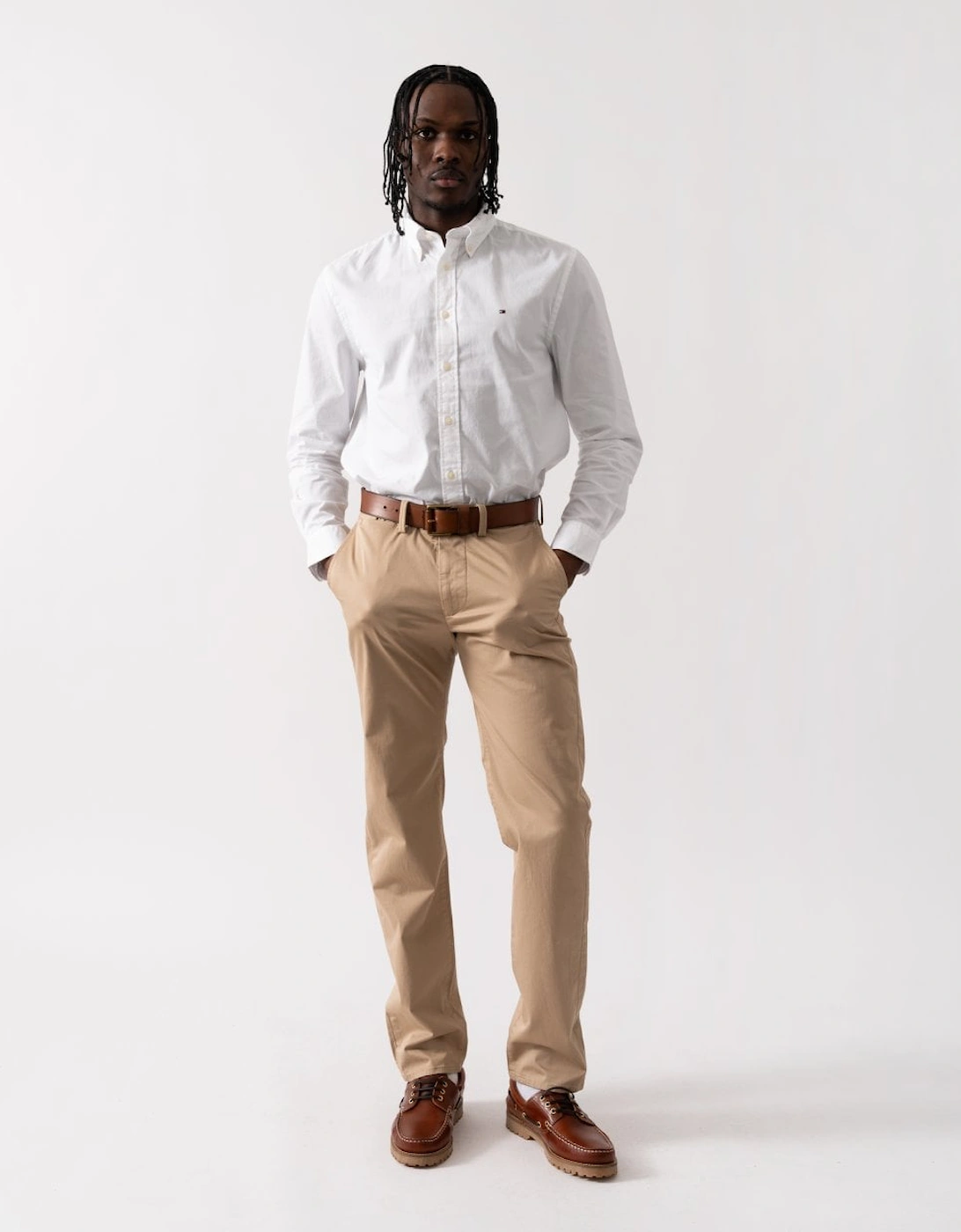 Mens Regular Fit Twill Chinos