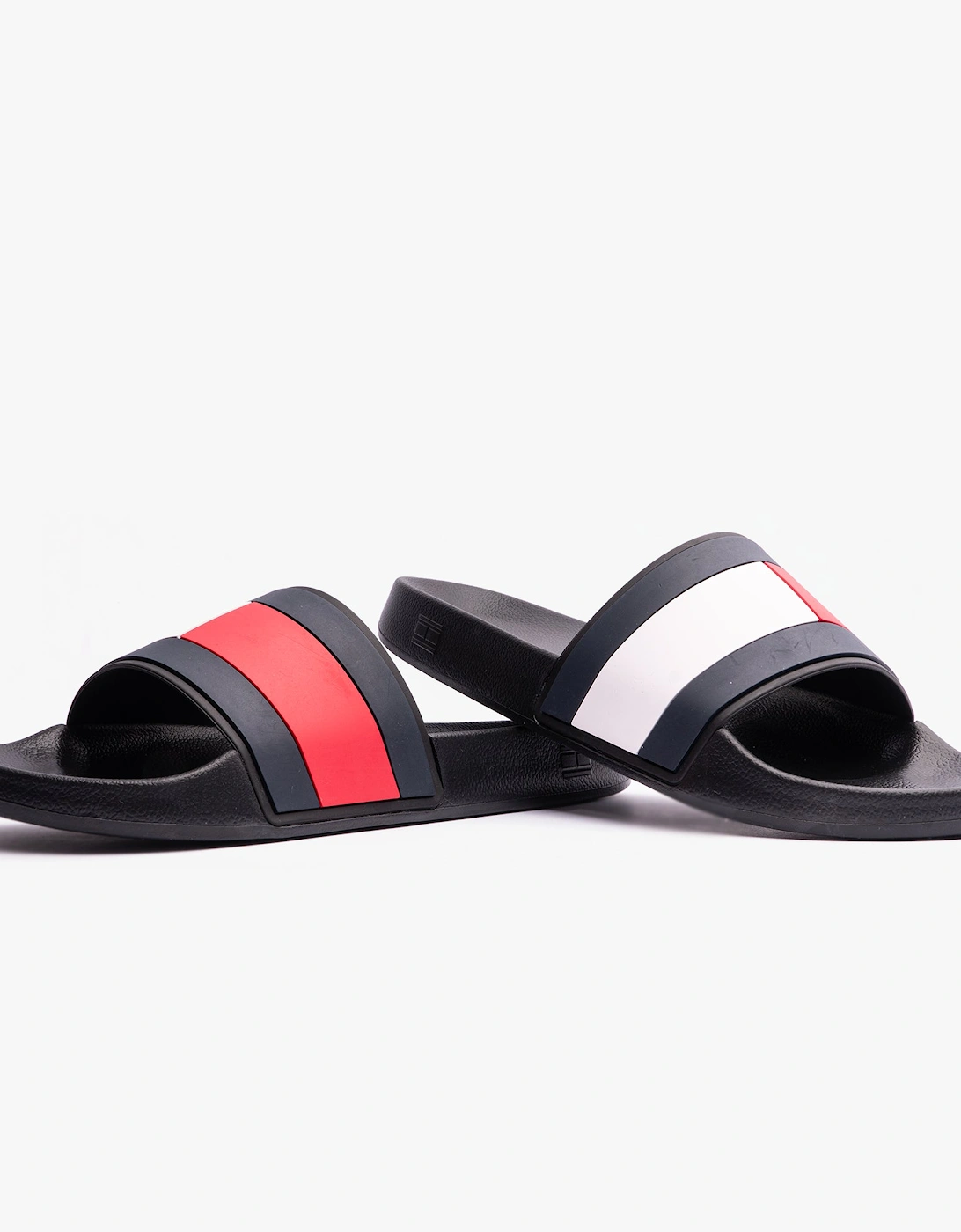 FLAG Mens Poolside Logo Sliders Desert Black