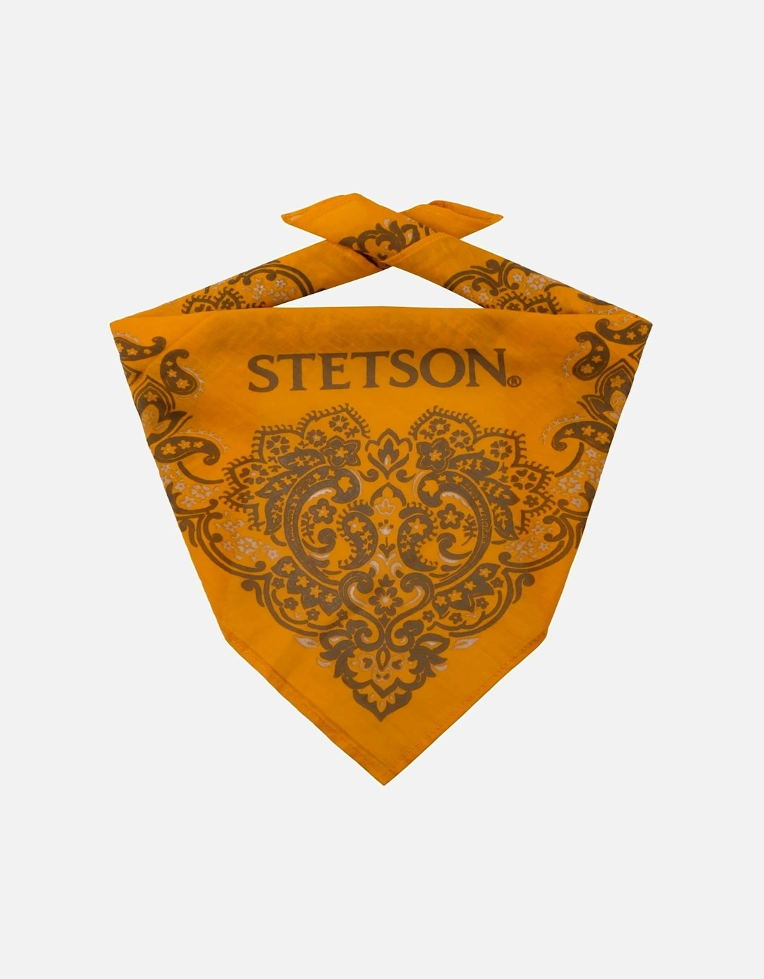 Men's Stetson Paisley Bandana - Yellow