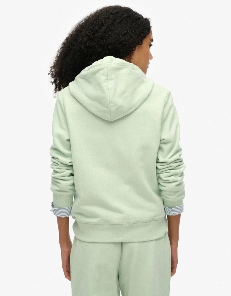 Women's Essential Logo Ziphood HB Hoodie Surf Spray Green