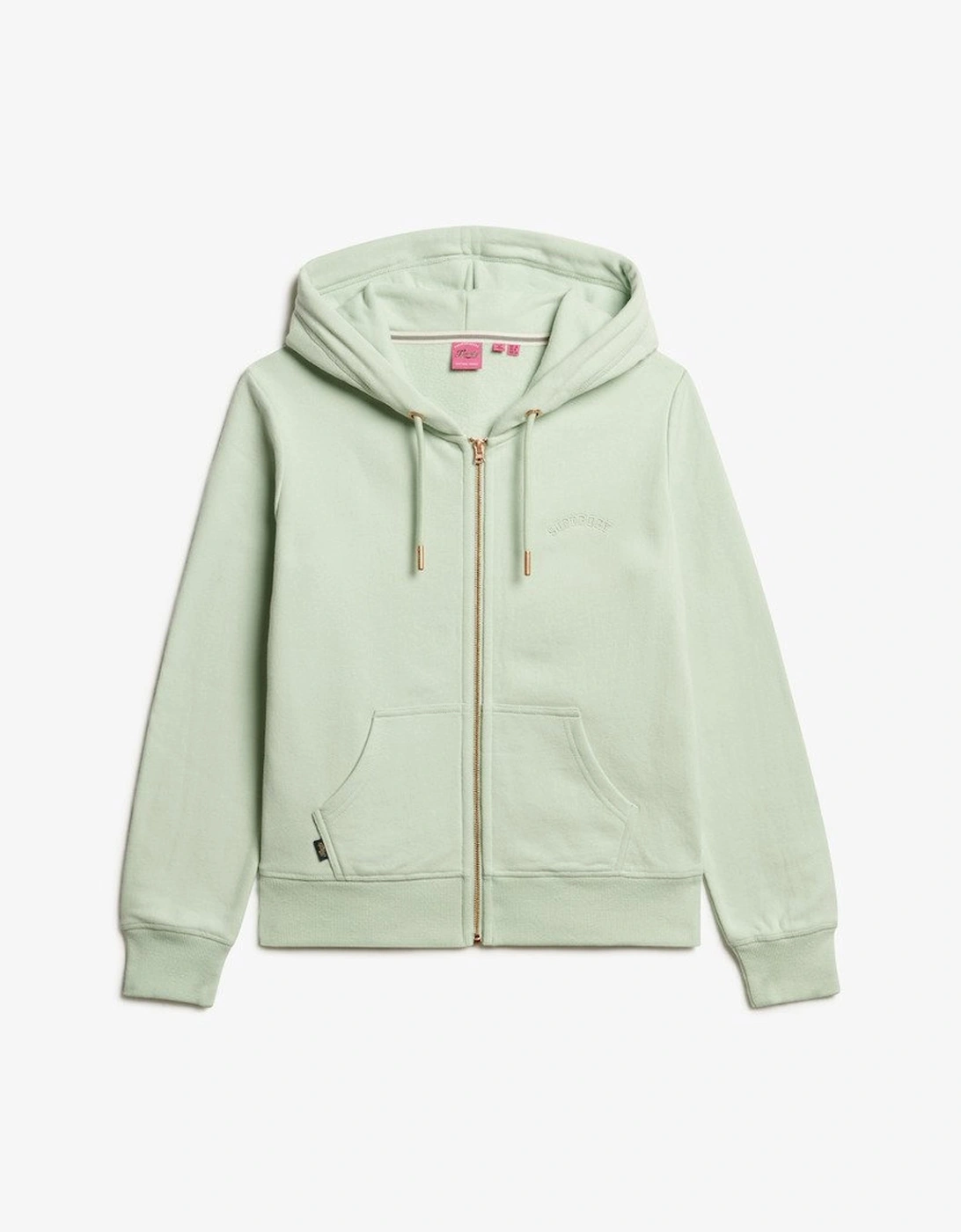 Women's Essential Logo Ziphood HB Hoodie Surf Spray Green