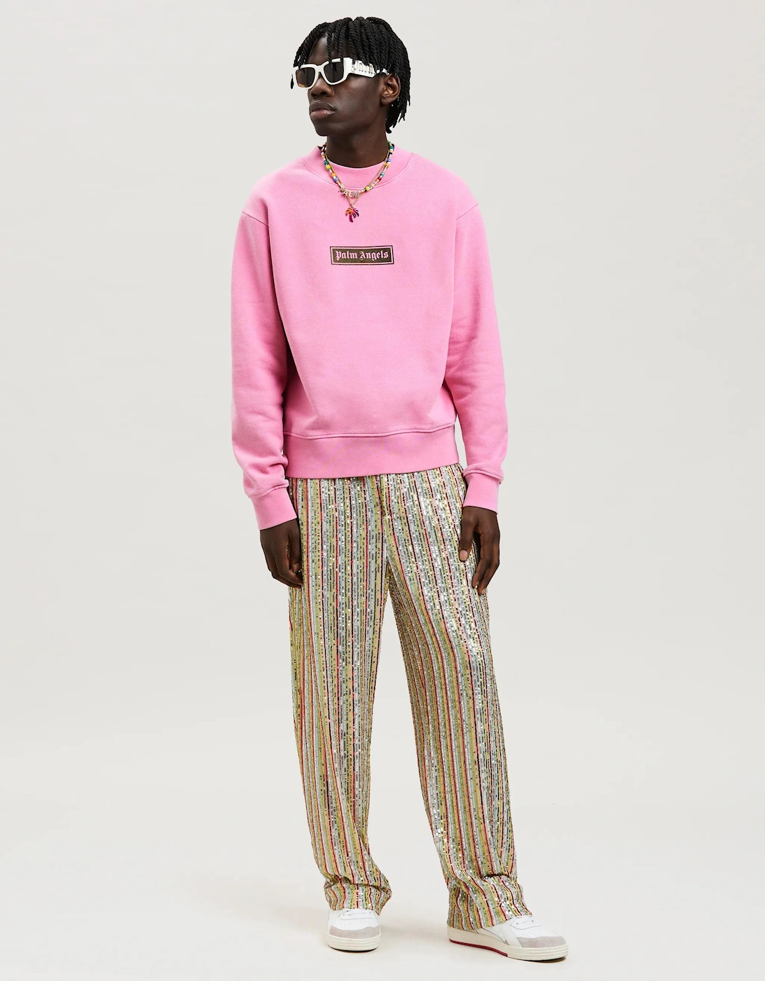 BOX LOGO SWEATSHIRT PINK