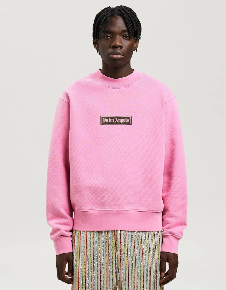 BOX LOGO SWEATSHIRT PINK