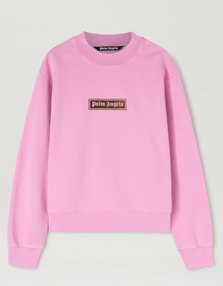 BOX LOGO SWEATSHIRT PINK