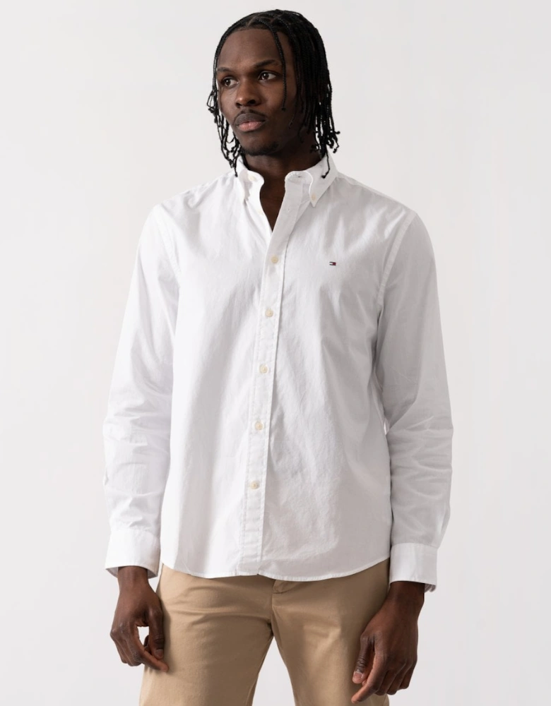 Core Flex Poplin Mens Long Sleeve Shirt