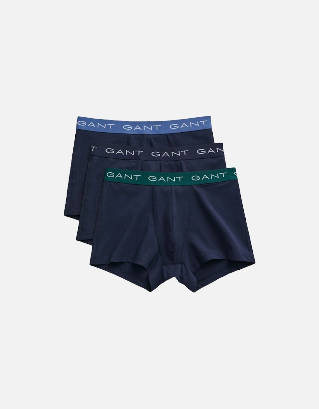 Gant Men's Navy 3 Pack Trunk - : 33/32/32 M