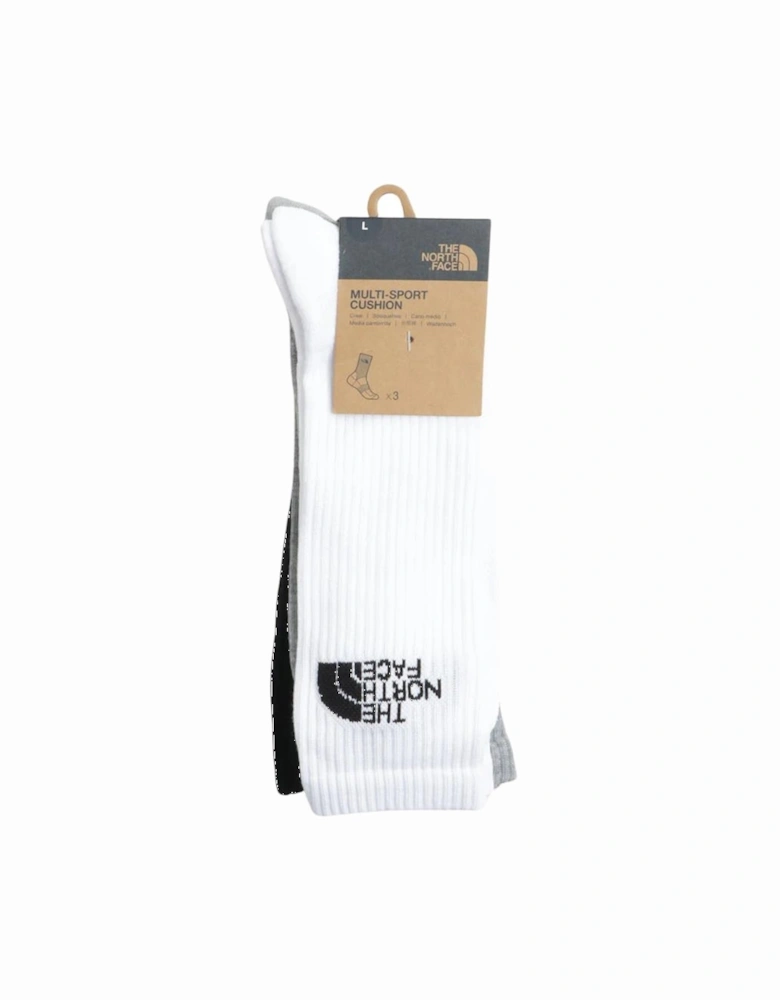 TNF Multi Sport Cush Crew Sock 3 Pack