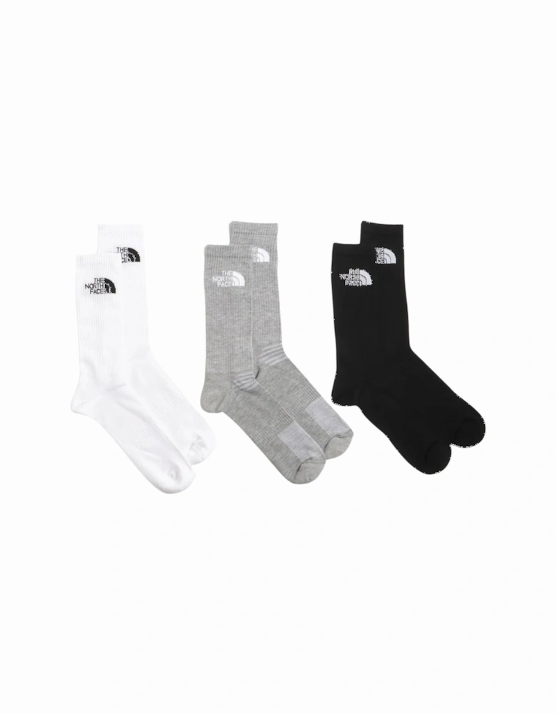 TNF Multi Sport Cush Crew Sock 3 Pack