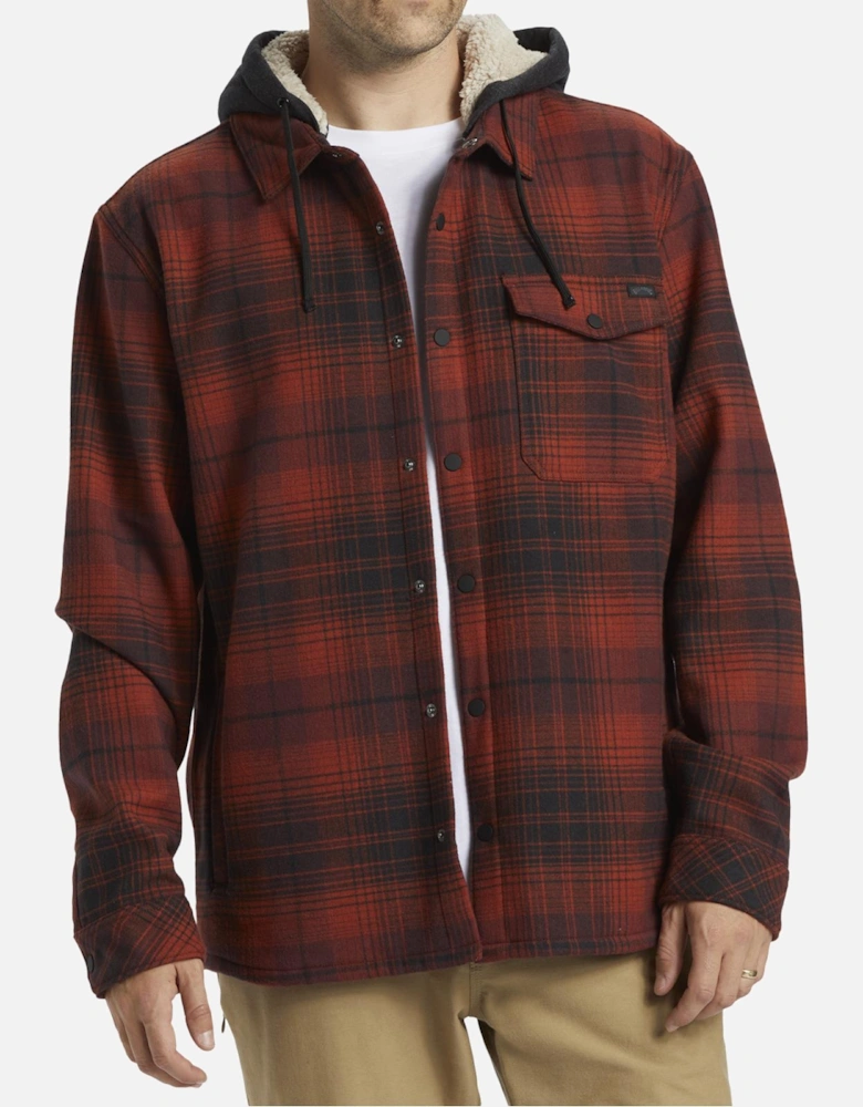 Mens Furnace Bonded Long Sleeve Flannel Shirt