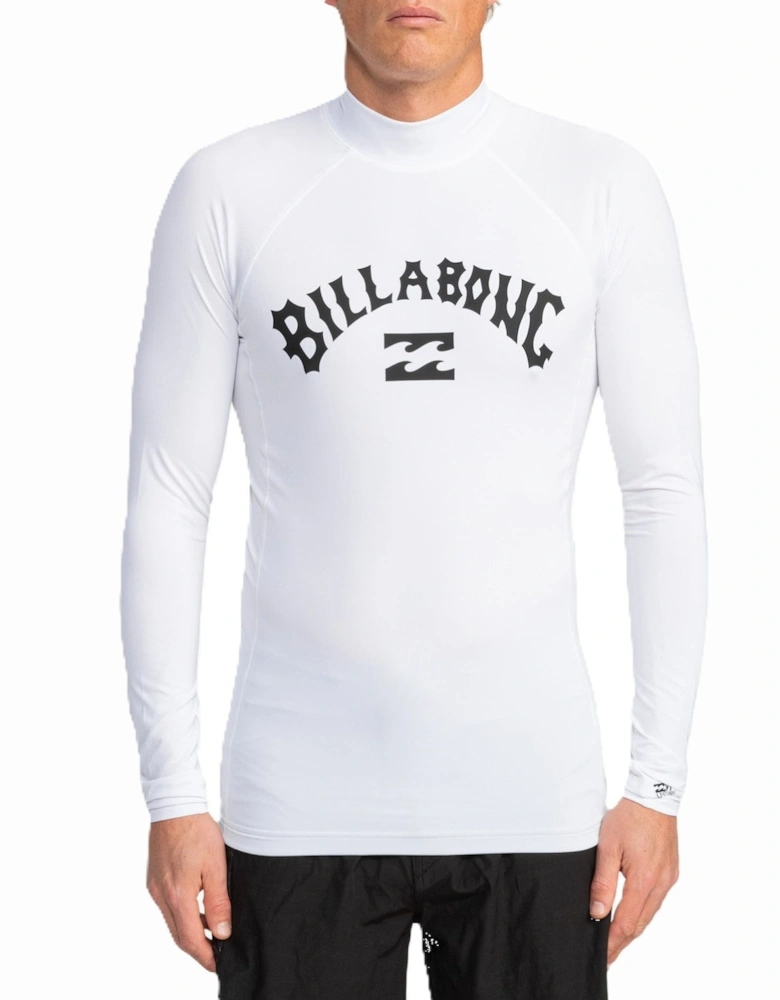 Mens Logo Surf Long Sleeve Rash Vest