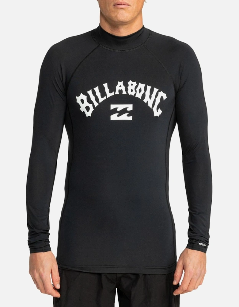 Mens Logo Surf Long Sleeve Rash Vest