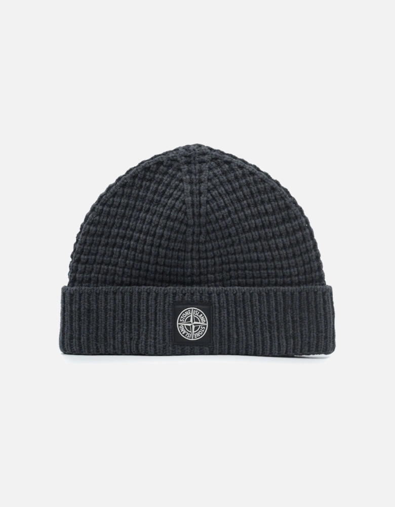 Compass Patch S00C9 Waffle Hat Grey