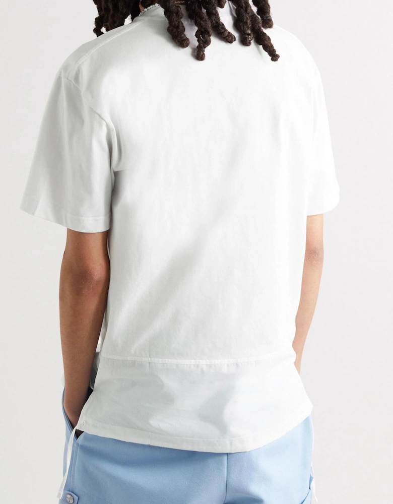 Noli Logo Patch T-Shirt in White