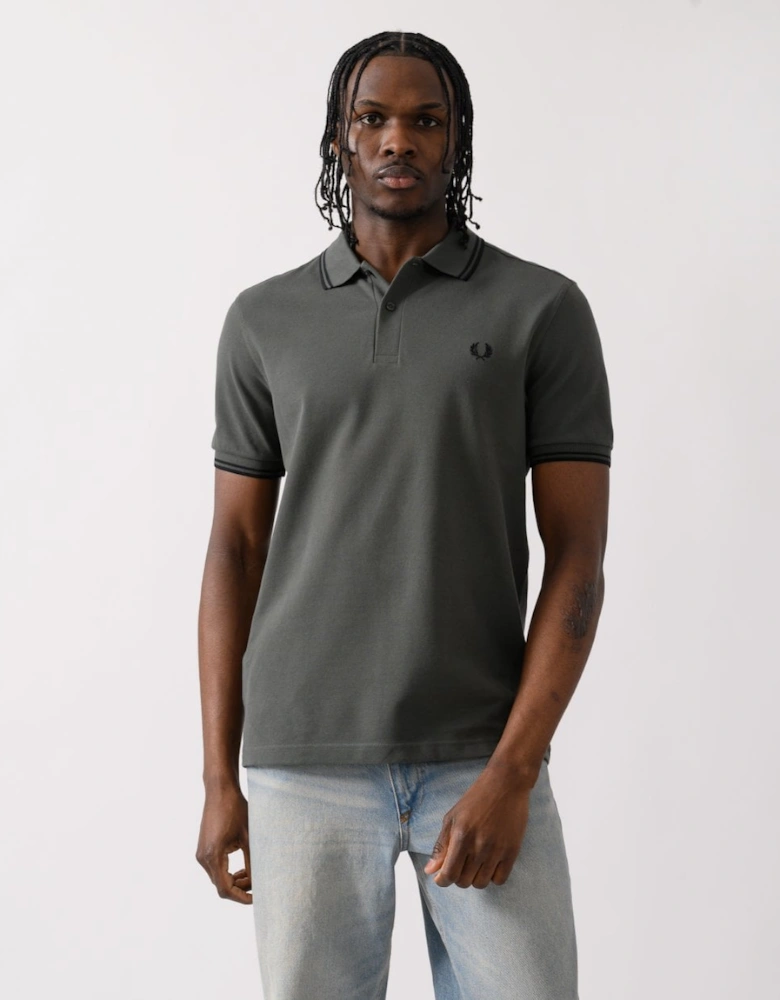 Mens Twin Tipped Signature Polo Shirt