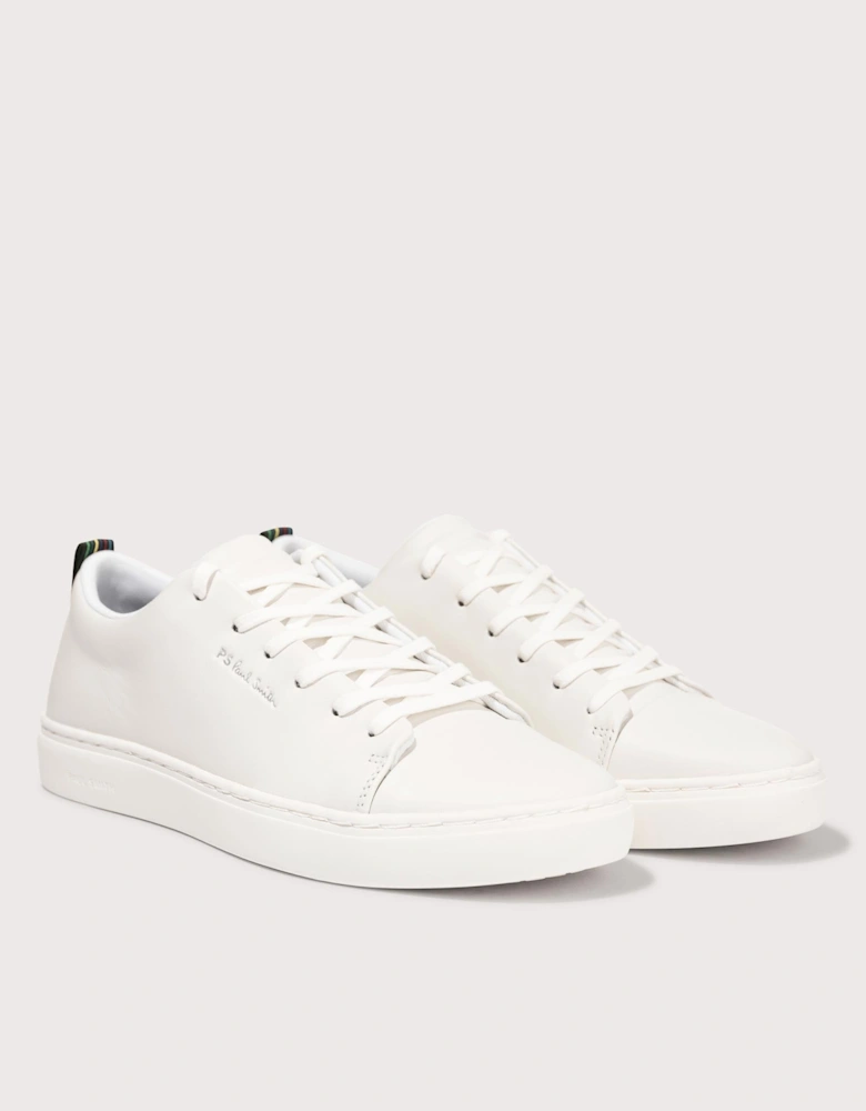 Lee White Tape Trainers