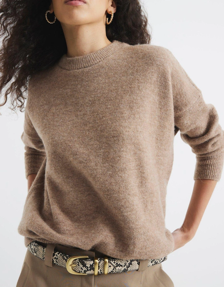 Oversized Jumper - Brown