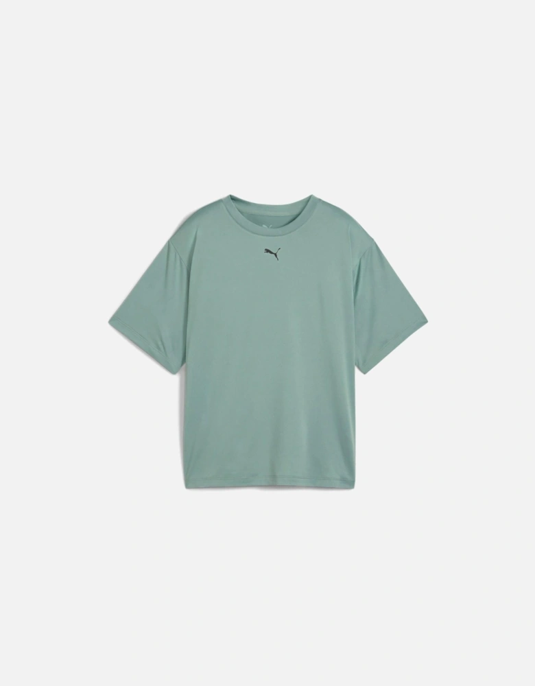 Womens Training Essential Relaxed T-Shirt - Green