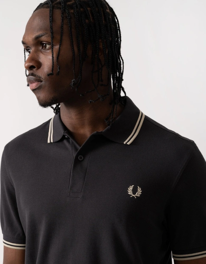 Mens Twin Tipped Signature Polo Shirt