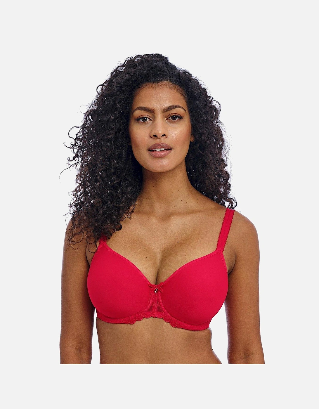 Loveland Underwired Moulded Spacer Bra - Red, 3 of 2