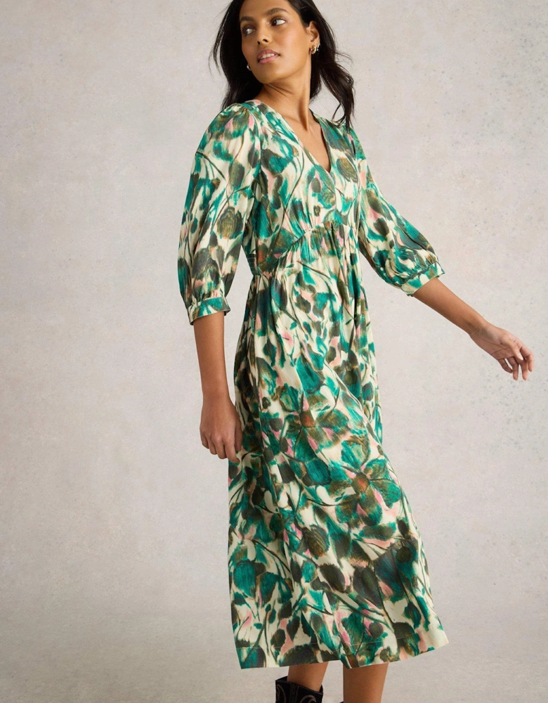 Lucy Midi Dress - Green